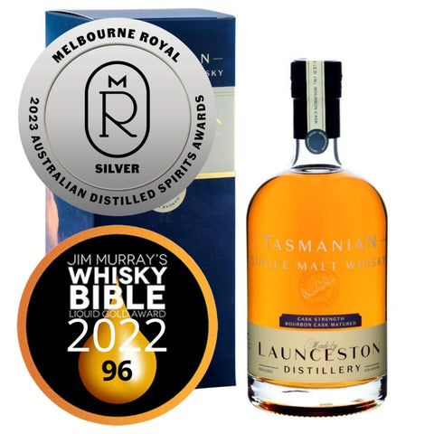 Bourbon Cask Matured Cask Strength Single Malt 62% ABV 500ml